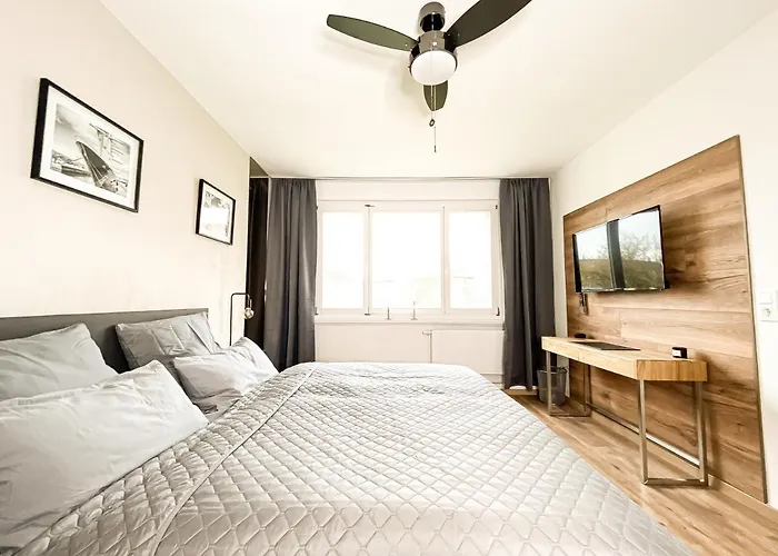 Апартаменты Modernes, Mediales Apartment, Naehe Der Neuen Leipziger Messe, Bis Vier Personen